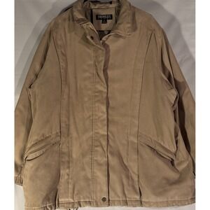 Bromley Sport Down Jacket-Parka-Puffer Sand Coat Beige Women's sz XL VTG